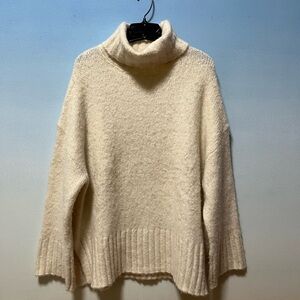 H&M Cream Cowl Neck Sweater